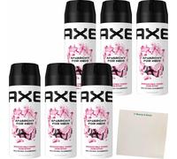 AXE Desodorante Anarchy for Her 6 x 150 ml, desodorante en aerosol sin sales de aluminio, desodorante para mujer para mujeres y mujeres, combate las bacterias que causan olores y retiene los olores