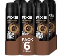 AXE Desodorante - Dark Temptation - Apollo - Marine. Pack 6 Unidades x 150 ml. Desodorantes Axe