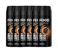 AXE Desodorante en aerosol Dark Temptation, 6 x 150 ml, desodorante en espray para hombre, desodorante sin sales de aluminio (juego de 6)