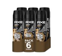 Axe Desodorante en Aerosol para Hombre Bodyspray Leather & Cookies 150ml - Pack de 6