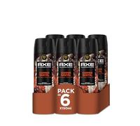 Axe Desodorante en aerosol para hombre Copper Santal Fragancia Premium 6 x 150ml
