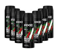 AXE Desodorante en spray corporal Africa con protección 48H contra el olor corporal sin sales de aluminio, 7 unidades