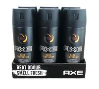 Axe Desodorante/spray corporal Men "Dark Temptation" - 6 unidades (6 x 150 ml)