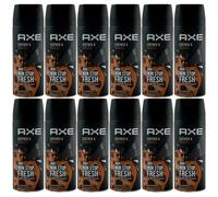 Axe Desodorante Spray Cuero & Galletas 12x 150ml para Man 48H Protección
