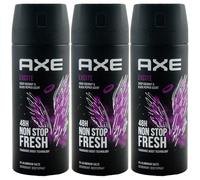 Axe Desodorante Spray Excite 3 X 150ml para Hombre 48H Fresco 0% Aluminio Sal