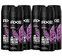 Axe Excite - Spray corporal sin sales de aluminio, 6 unidades, 150 ml