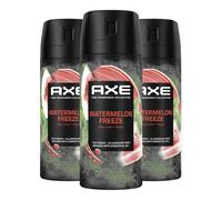 Axe Fine Fragance Desodorant Body Spray para hombres 3 paquete de sanda Freeze Freeze Free 4.0 oz