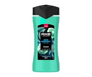 Axe Fine Fragrance Collection Gel de ducha Aqua Bergamot Premium Body Wash para 12H de frescor de larga duración, aporta un aroma espectacular bajo la ducha, 300 ml