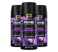 AXE Fine Fragrance Collection Spray corporal premium de pachul morado con aceites esenciales de c tricos y roble, 3 unidades con 72 horas de pro