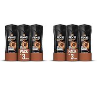Axe Gel de Ducha Dark Temptation 400ml, pack de 3 unidades (Paquete de 2)