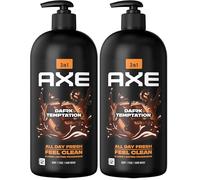 Axe Gel de ducha Dark Temptation dispensador 900 ml (Paquete de 2)