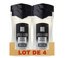 Axe Gel de ducha Ice Gold 250 ml - Lote de 4