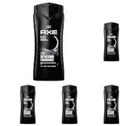 Axe Gel de Ducha para Hombre Black 400ml (Paquete de 5)
