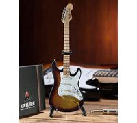 AXE HEAVEN Fender Stratocaster 60 Aniversario con Licencia, Madera metálica, Rayos de Sol