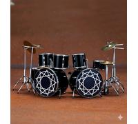AXE HEAVEN Joey Jordison Signature - Juego de batería en miniatura coleccionable