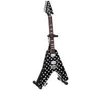 AXE HEAVEN RR-108 Randy Rhoads Harpoon Flying V Mini Guitarra, Madera, Plateado