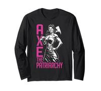 Axe Hex El Patriarcado Divertida Mujer Hacha Feminista Manga Larga