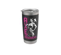 Axe Hex El Patriarcado Divertida Mujer Hacha Feminista Vaso térmico de acero inoxidable de doble pared