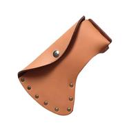 Axe Holster, Leather Hammer Holder, Hatchet Carrier Pouch, Sturdy Cowhide Construction, Scratch and Rust Resistant, for Outdoor Work Belt Gear Use, Brown, 1-Piece