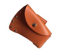 Axe Holster, Leather Hammer Holder, Hatchet Carrier Pouch, Sturdy Cowhide Construction, Scratch and Rust Resistant, for Outdoor Work Belt Gear Use, Brown, 1-Piece
