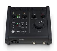 AXE I/O ONE de IK Multimedia, interfaz de audio USB compacta con diseño de tono de guitarra avanzado Z-TONE. Conector USB-C. Viene con TONEX SE y AmpliTube 5 SE