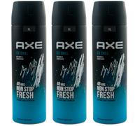 Axe Ice Chill Desodorante Spray 3 X 200Ml Deodorante Bodyspray Tamaño XL