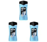Axe Insta Cool Gel de Ducha para Hombre, Ice Chill, 250 ml (Paquete de 3)