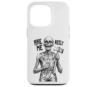 Axe Me Nicely Polite Zombie Horror Halloween Asesino en serie Carcasa para iPhone 13 Pro
