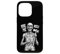 Axe Me Nicely Polite Zombie Horror Halloween Asesino en serie Carcasa para iPhone 13 Pro