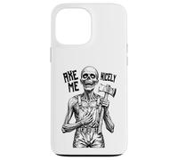 Axe Me Nicely Polite Zombie Horror Halloween Asesino en serie Carcasa para iPhone 13 Pro Max