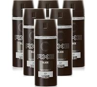 Axe Men - Desodorante en spray corporal "Black", 6 unidades (6 x 150 ml)
