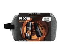 AXE Neceser Hombre Dark Temptation Set de Baño con Bolsa de Aseo Desodorante BodySpray 150 ml + Eau de Toilette 100 ml