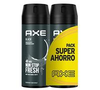 Axe - Pack Ahorro Desodorante bodyspray Black 2 x 150 ml con tecnología Dual Action
