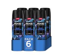 Axe Pack Ahorro Desodorante en aerosol para hombre Blue Lavender Fragancia Premium, 6 x 150 ml