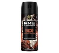 Axe Desodorante Aerosol 72h Copper Santal para Hombre Fragancia Azúcar Moreno y Pimienta 150ml