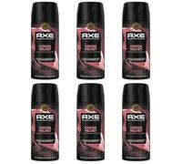 Axe Premium Cocoa Velvet 72H Fresh Bodyspray corporal sin sales de aluminio, protección contra la sudoración intensa y el olor corporal, Cocoa Velvet - Next Level Sweet, 150 ml (6 unidades)