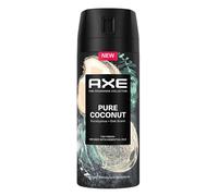 Axe Desodorante Aerosol 72h Pure Coconut para Hombre Fragancia Eucalipto y Róble 150ml
