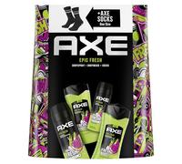 Axe Set de regalo de cuidado Epic Fresh con 2 desodorantes, 2 gel de ducha y calcetines (2 x 150 ml + 2 x 250 ml)