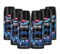 Axe Spray corporal Premium Aqua Bergamota, sin sales de aluminio, 150 ml, 6 unidades