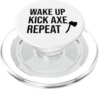 Axe Throwing Party Decorations AX Wake Up Kick Axe Repeat PopSockets PopGrip para MagSafe