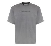 Axel Arigato - Distort Oversize T-Shirt - Tops - Hombre - Gris - M -