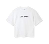 Axel Arigato - Distort T-Shirt - Tops - Mujer - Blanco - S -