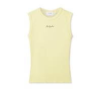 Axel Arigato - Scoop Ribbed Tank - Tops - Mujer - Amarillo - XL -