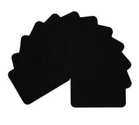 AXEN 12 parches de hierro en reparación, 100 % algodón fabuloso para ropa, pantalones, vestidos, camisas, abrigos, vaqueros y más, color negro