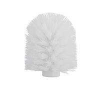 axentia Cabeza de Escobilla de Recambio, Cabeza de Cepillo de Inodoro de Repuesto, Cabeza de Cepillo de Baño con Rosca, Aprox. Ø 8 x 9,5 cm, Blanca