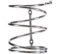 Axentia Escala Soporte para secador de Pelo, Hierro, Plateado, 9.5 cm
