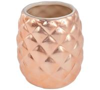 axentia Vaso para cepillos de Dientes, Dolomit, Color Cobre, 9 x 9 x 10,5 cm