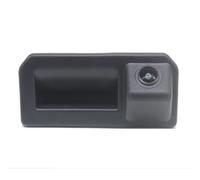 Axexnejv Camara Marcha Atras para Q2 para Q5 para A5 AHD 1080P Cámara Vista Trasera Coche con Mango Maletero Inverso Impermeable Gran Angular Coche Cámara(Dynamic Trajectory)