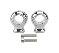 Axexnejv Elevador Manillar para Touring para Carretera para Glide Motocicleta Abrazadera De Altura De Manillar Redondo Grueso 32MM 1.25'' Kit Elevador De Manillar Riser Motocicleta(Chrome)