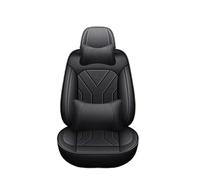 Axexnejv Fundas de Asiento para Coche Funda Universal Asiento Coche Cobertura Total para Duster para Kadjar para Scenic para Espace para Fluence para Koleos(I Black 5 Seat)